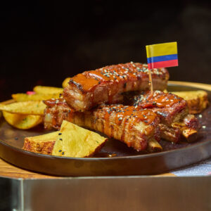 SMOKED PORK RIBS WITH TAMARIND BBQ
